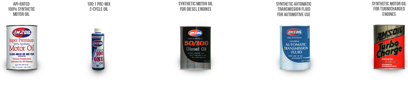 AMSOIL “The FIRST in Synthetics”® = Introducing many new products that were the FIRST of their kind.