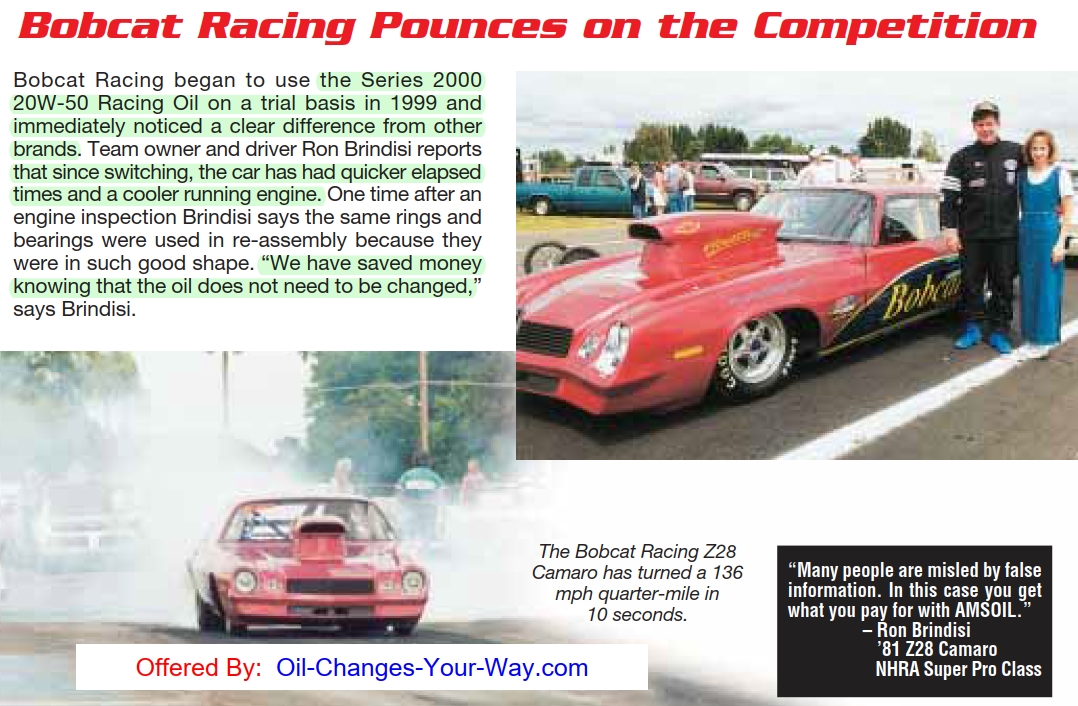 AMSOIL Racing is Research™ Testimonial