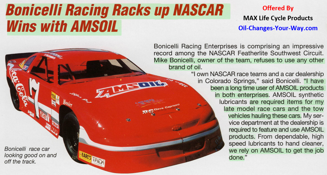 AMSOIL Racing is Research™ Testimonial