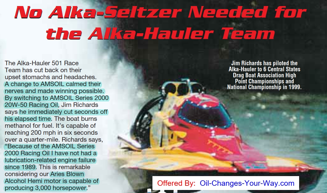 AMSOIL Racing is Research™ Testimonial