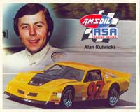 Past AMSOIL Racer Alan Kulwicki ASA Racing Series