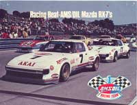 Past AMSOIL Racer Racing Beat AMSOIL Mazda RX-7's Team